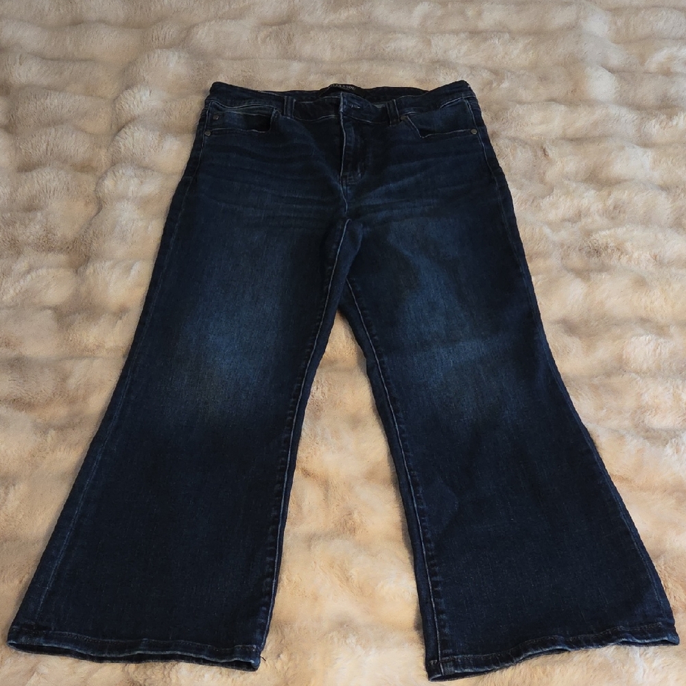 Liverpool Dark Blue Flare Jeans